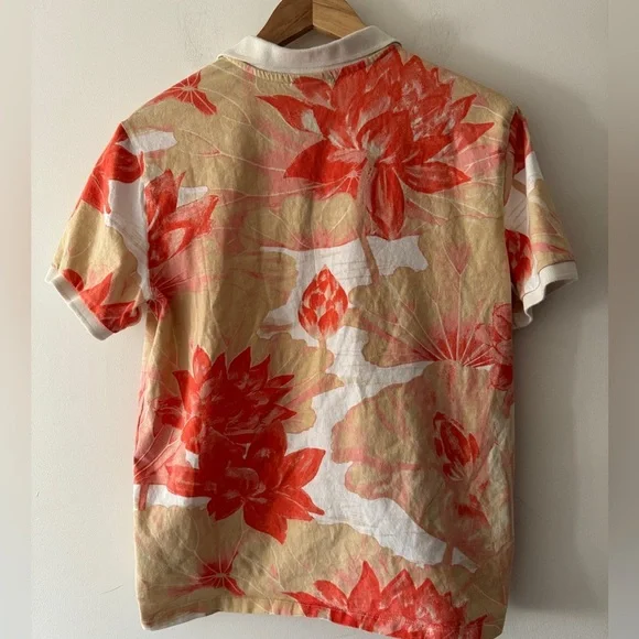 H&M Floral Pattern Slim Fit Polo Shirt - Picture 4 of 6